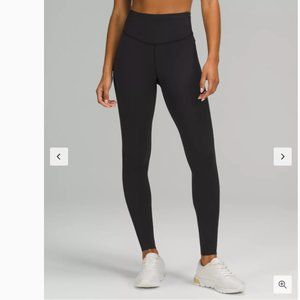 Lululemon Base Pace High-Rise Running Tight 28" Brushed Nulux